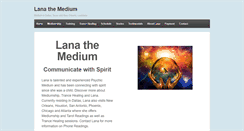 Desktop Screenshot of lanathemedium.com