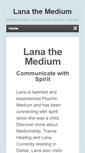 Mobile Screenshot of lanathemedium.com